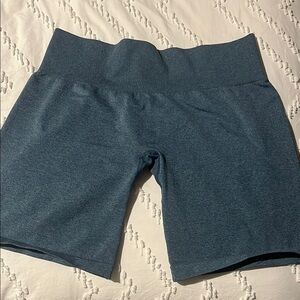 NVGTN Women's Athletic Shorts in Teal Blue